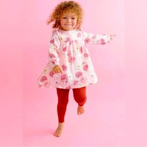 Angel Dear Tullabee Floral Cotton Muslin Dress 4t